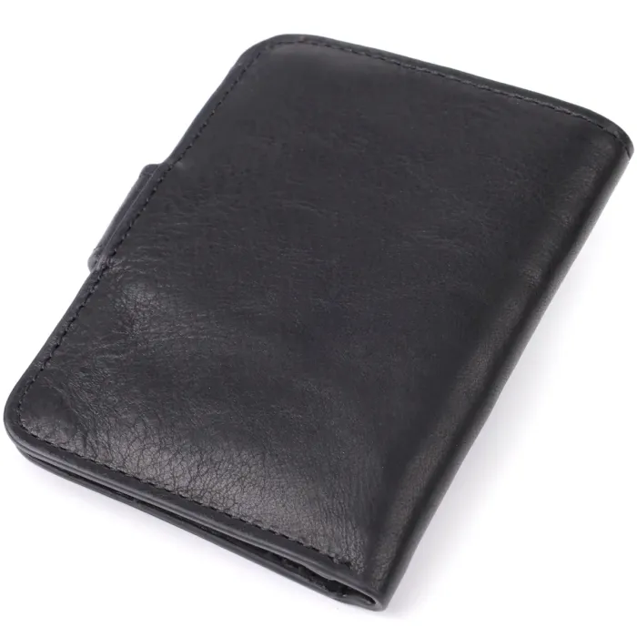 Місткий картхолдер із натуральної шкіри Tony Perotti 20899_1 (3796 nero) Чорний