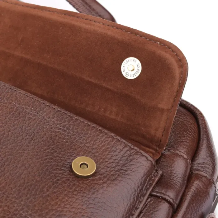 Стильний портфель для чоловіків із натуральної шкіри Vintage 23040 Коричневий