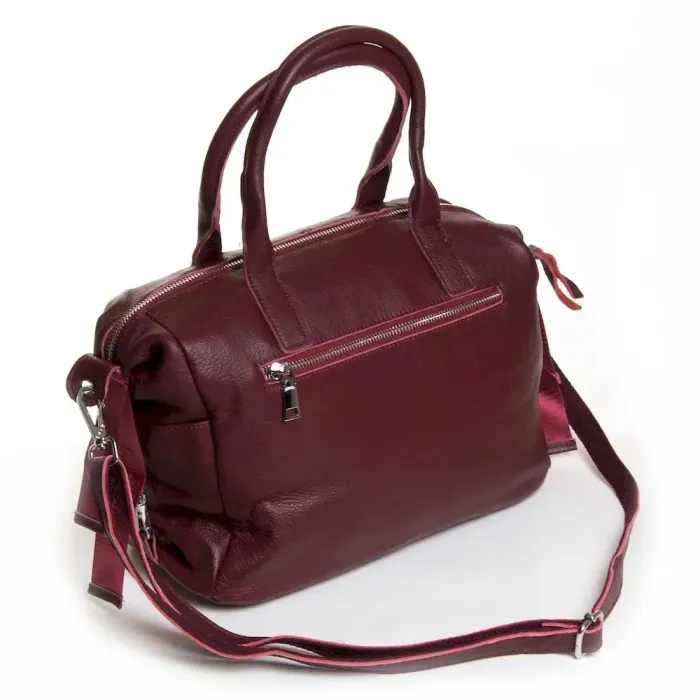 Сумка Жіноча Класична шкіряна ALEX RAI 8794-9 wine-red