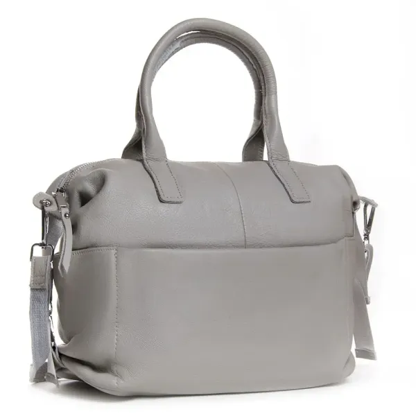 Сумка Жіноча Класична шкіряна ALEX RAI 8794-9 light-grey