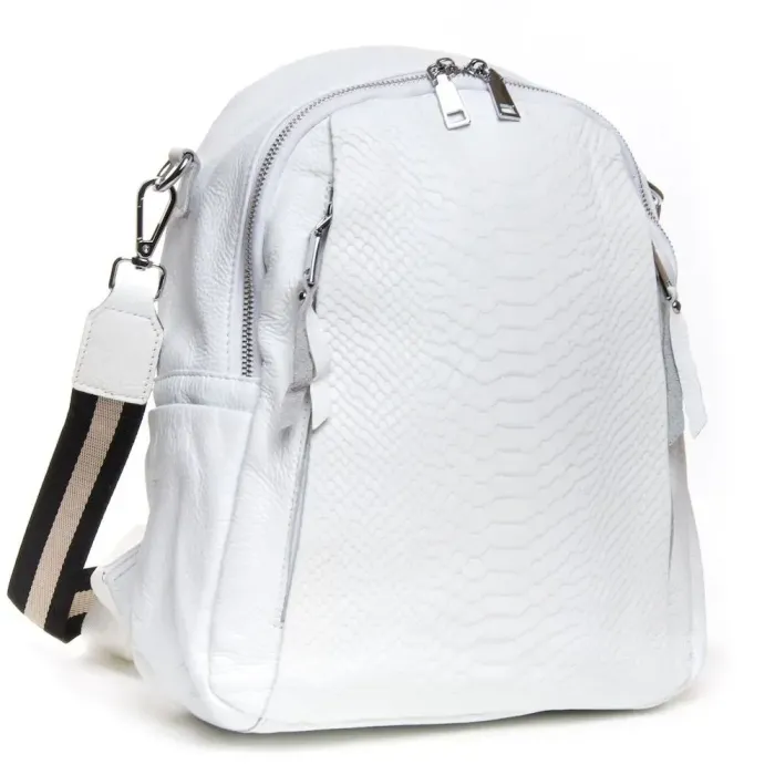 Сумка Жіноча Рюкзак шкіра ALEX RAI 8907-9 white