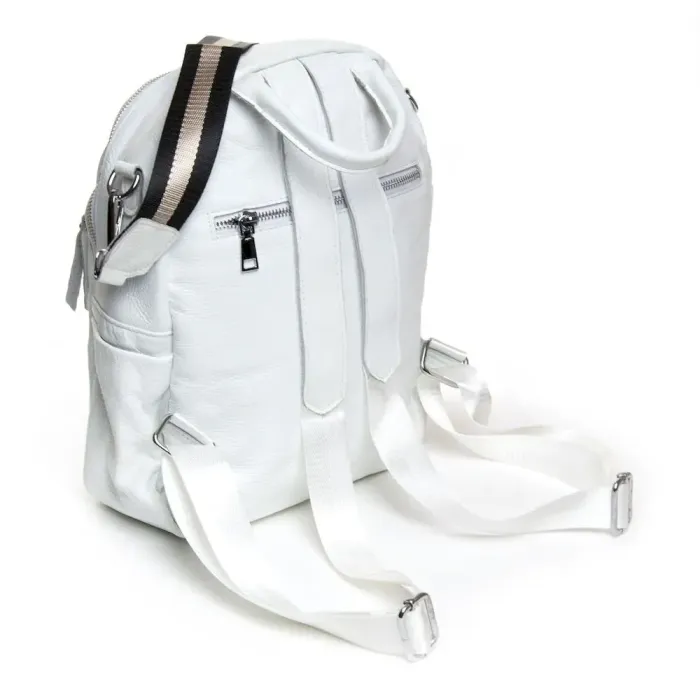Сумка Жіноча Рюкзак шкіра ALEX RAI 8907-9 white