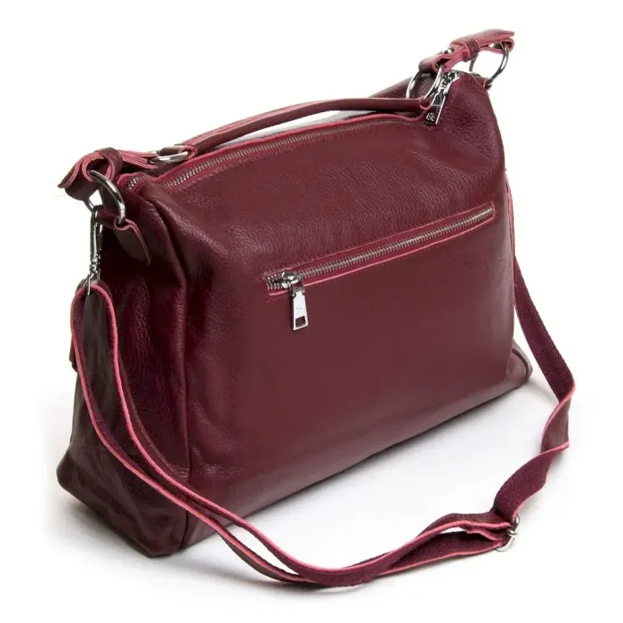 Сумка Жіноча Класична шкіряна ALEX RAI 9509-9 wine-red