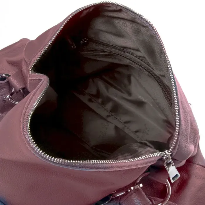 Сумка Жіноча Класична шкіряна ALEX RAI 9509-9 wine-red