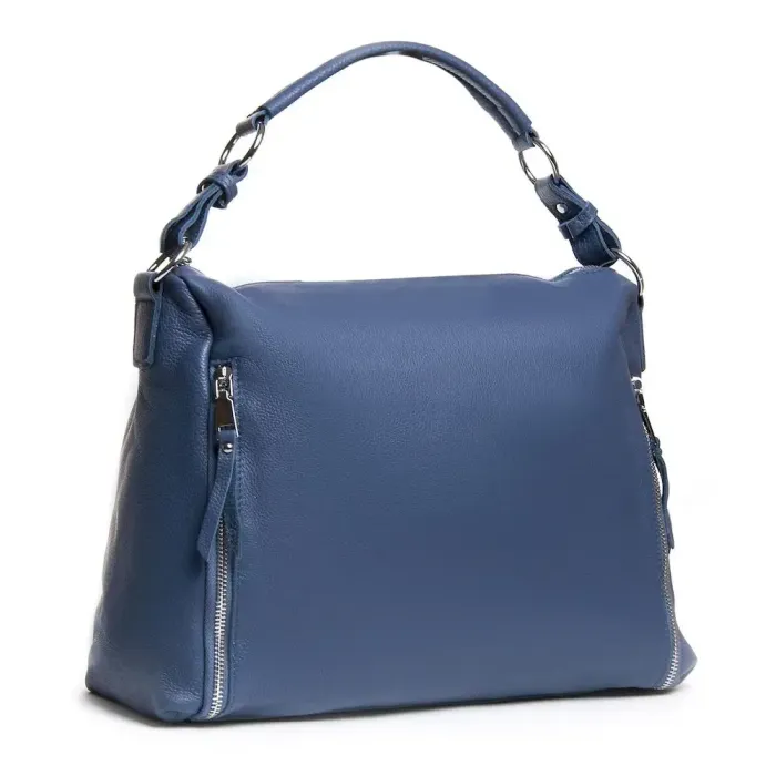 Сумка Жіноча Класична шкіряна ALEX RAI 9509-9 light-blue