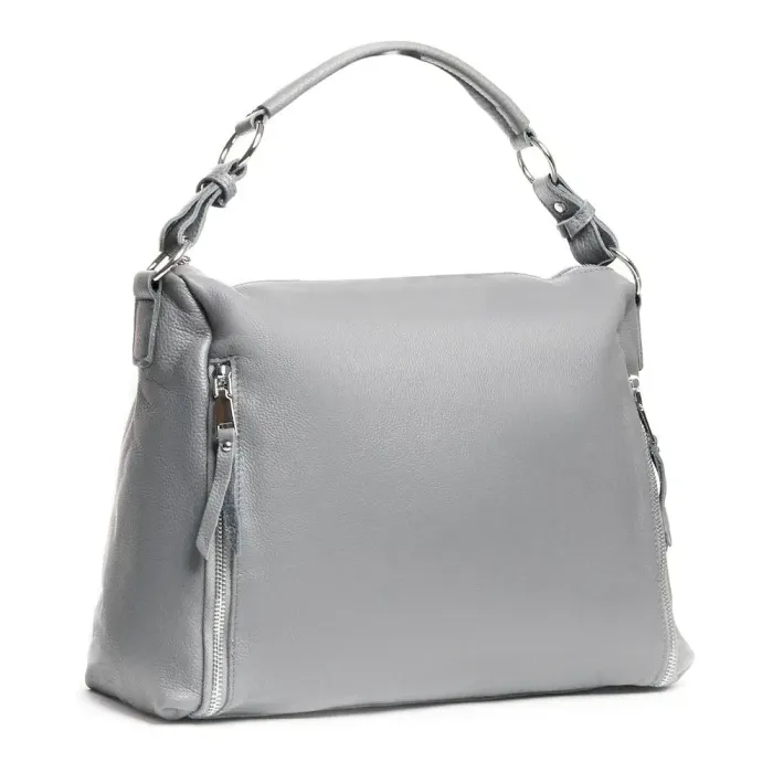 Сумка Жіноча Класична шкіряна ALEX RAI 9509-9 light-grey