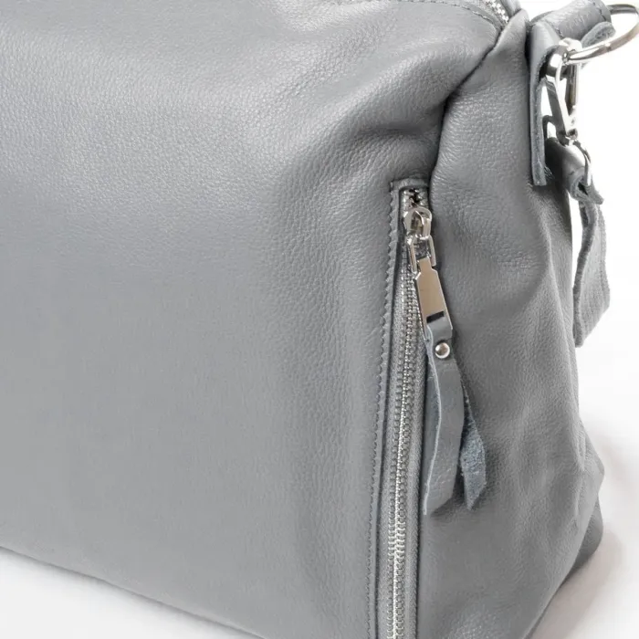 Сумка Жіноча Класична шкіряна ALEX RAI 9509-9 light-grey