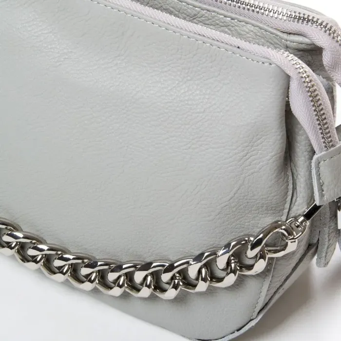 Сумка Женская Классическая кожа ALEX RAI 8833 light-grey