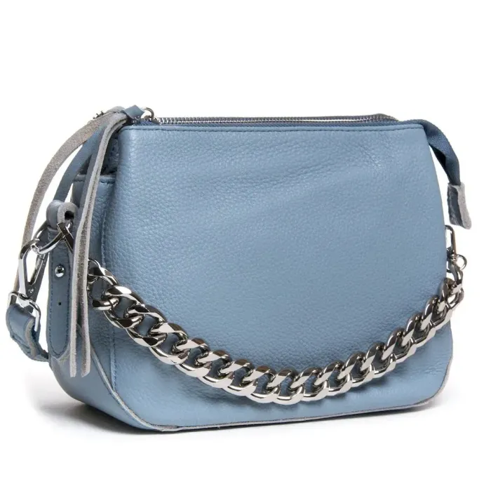 Сумка Женская Классическая кожа ALEX RAI 8833 sky blue
