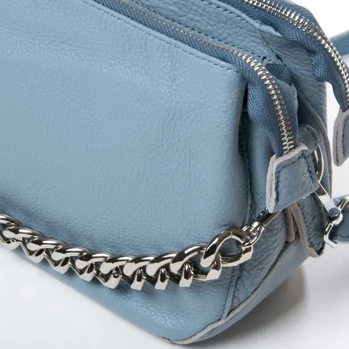 Сумка Женская Классическая кожа ALEX RAI 8833 sky blue
