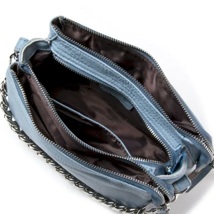 Сумка Женская Классическая кожа ALEX RAI 8833 sky blue