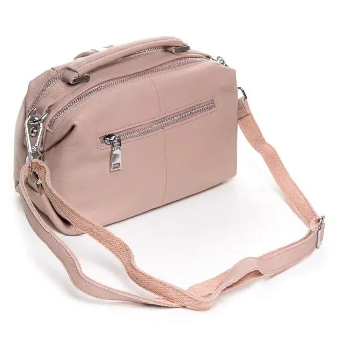 Сумка Жіноча Класична шкіряна ALEX RAI 8762-9 pink