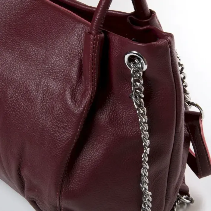 Сумка Женская Классическая кожа ALEX RAI 8918-9 wine-red