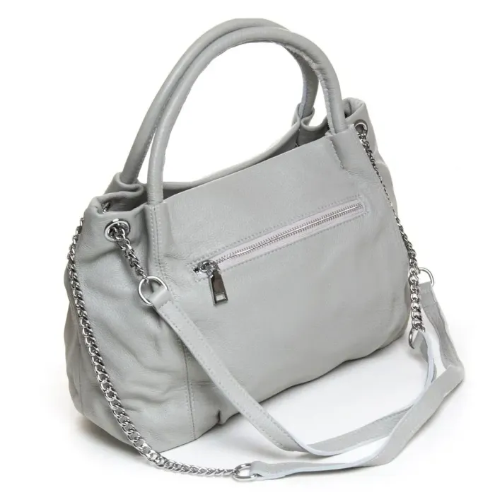 Сумка Женская Классическая кожа ALEX RAI 8918-9 light-grey