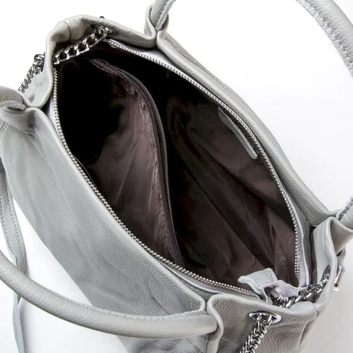 Сумка Женская Классическая кожа ALEX RAI 8918-9 light-grey