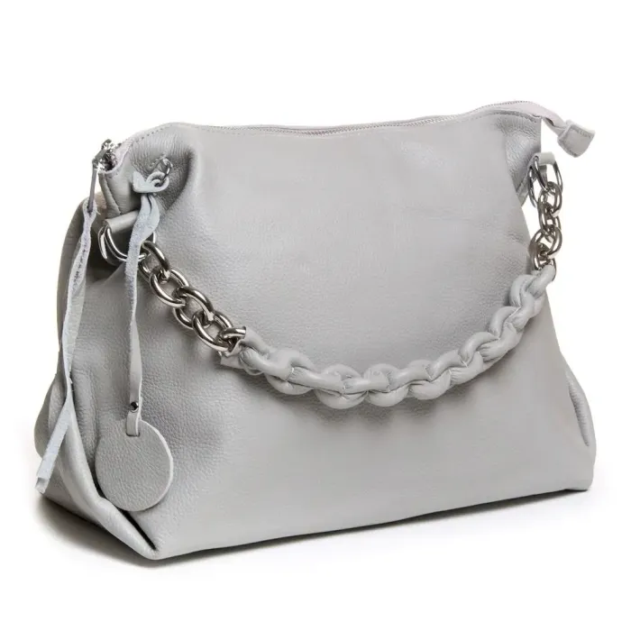 Сумка Женская Классическая кожа ALEX RAI 8917-9 light-grey