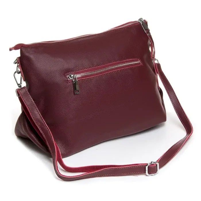 Сумка Женская Классическая кожа ALEX RAI 8917-9 wine-red