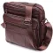 Зручна чоловіча сумка з натуральної шкіри 22858 Vintage Коричневий