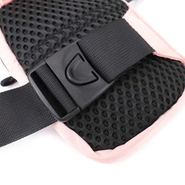 Жіноча слінг сумка для подорожей з якісного текстилю Vintage 15154 Рожевий