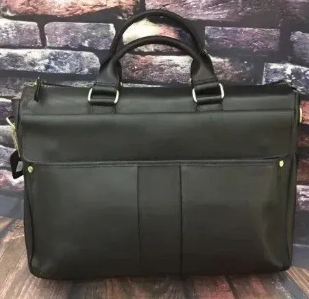 Сумка Vintage 14566 із натуральної шкіри Чорна