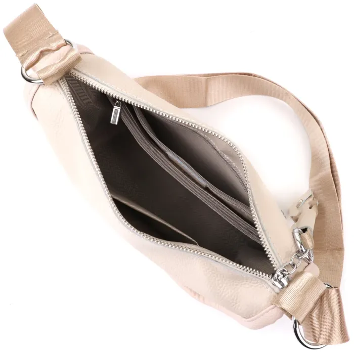 Стильна сумка для жінок із натуральної шкіри Vintage 23010 Білий