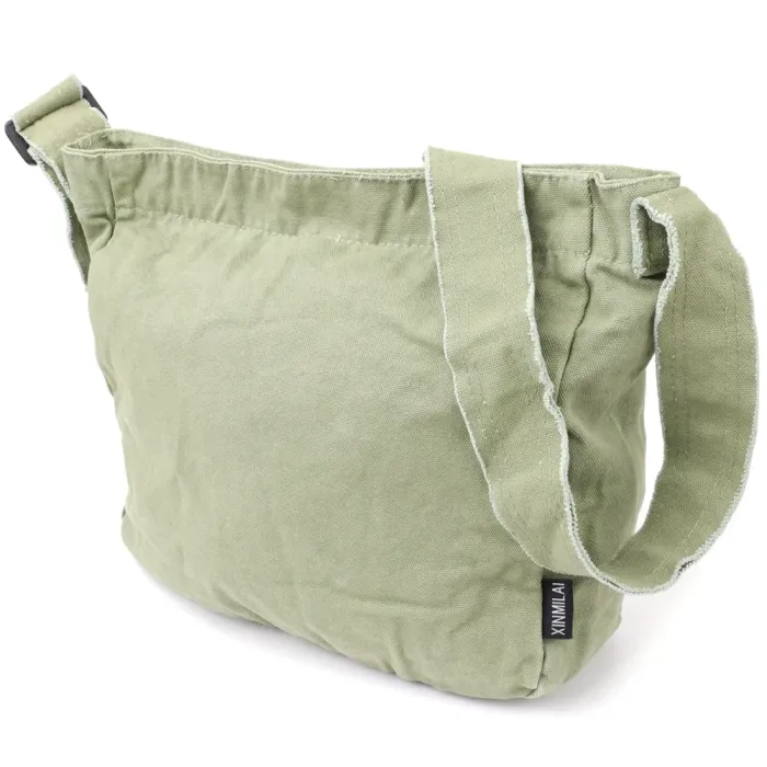 Сумка на плече з якісного текстилю Vintage 15131 Оливковий