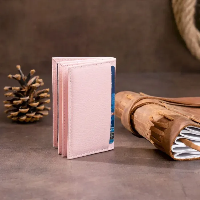 Візитниця-книжка ST Leather 19220 Рожева