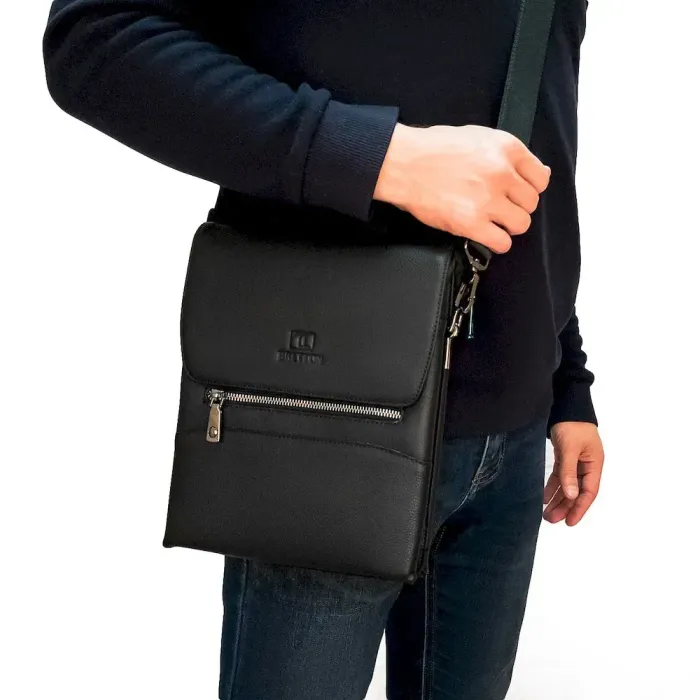 Сумка Мужская Планшет кожа BRETTON 5432-3 black