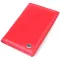 Яскрава обкладинка на паспорт універсального формату із натуральної шкіри ST Leather 23080 Червоний