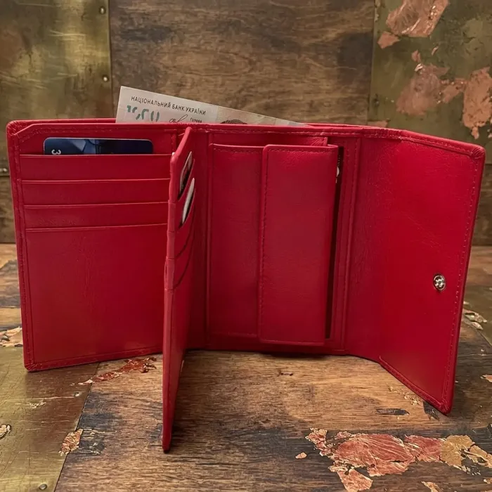 Жіночий гаманець Tony Perotti Swarovski 500N marlboro (90070) Червоний