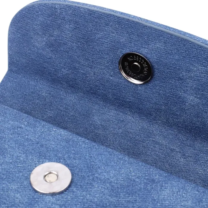 Каркасна сумка жіноча з якісного текстилю Vintage 15147 Синій