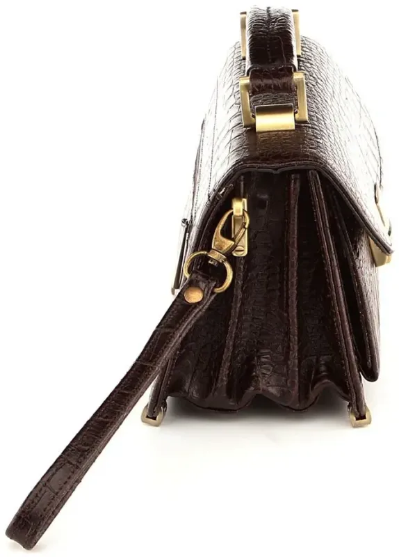 Барсетка SHVIGEL 00377 Коричнева