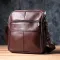 Зручна чоловіча сумка з натуральної шкіри 22858 Vintage Коричневий