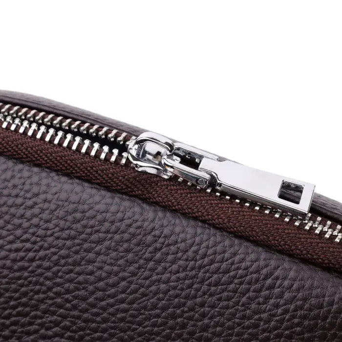 Чоловіча вертикальна сумка з натуральної шкіри Vintage 22863 Коричневий