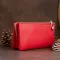 Місткий клатч із двох частин жіночий ST Leather 19251 Червоний