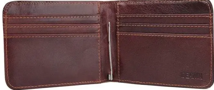 Затискач для купюр Vintage14513 Коричневий