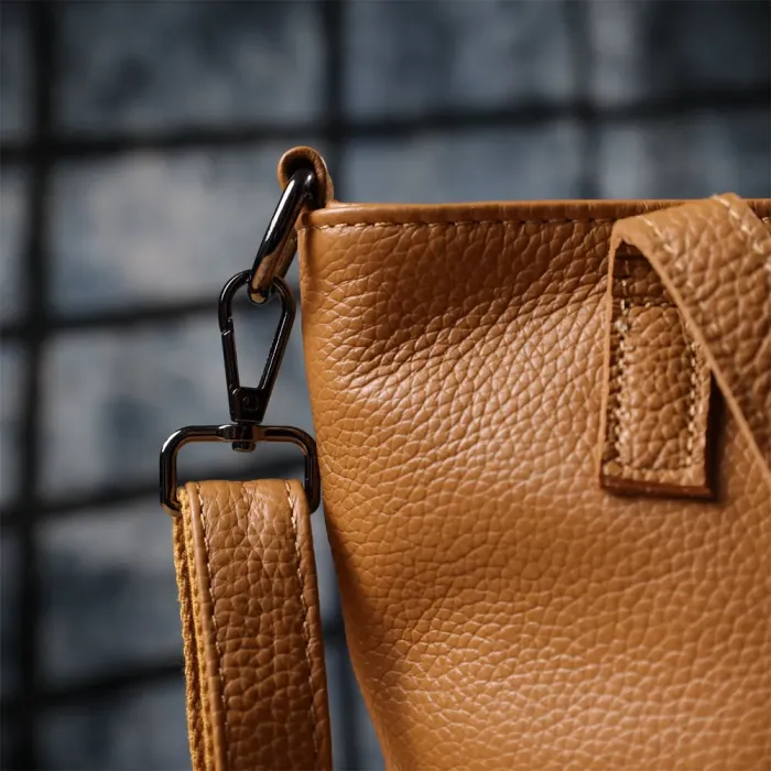 Стильна жіноча сумка з натуральної шкіри Vintage 22994 Рудий