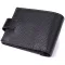 Стильне портмоне з люксової зернистої шкіри флотар GRANDE PELLE 22875 Чорний