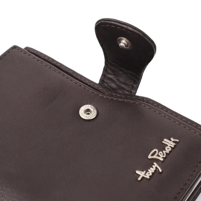 Місткий жіночий вертикальний гаманець з натуральної шкіри Tony Perotti 20841_1 (2656 moro) Коричневий