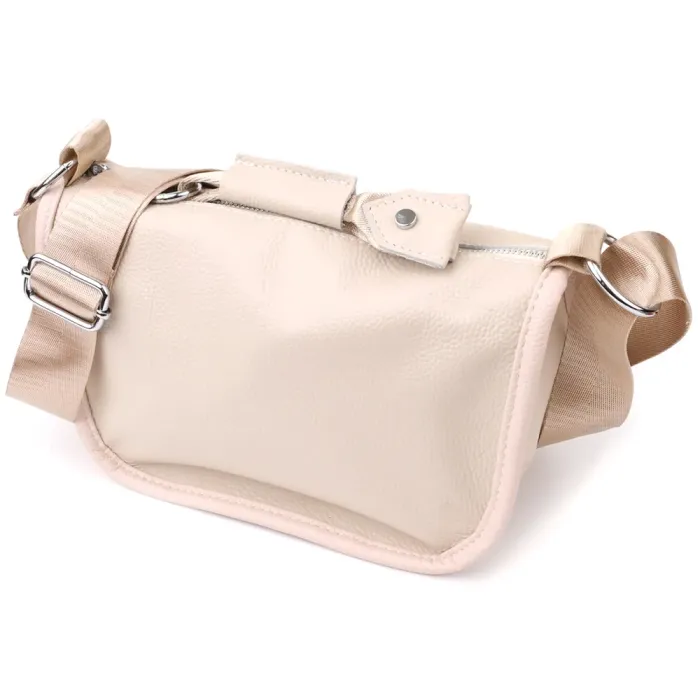 Стильна сумка для жінок із натуральної шкіри Vintage 23010 Білий