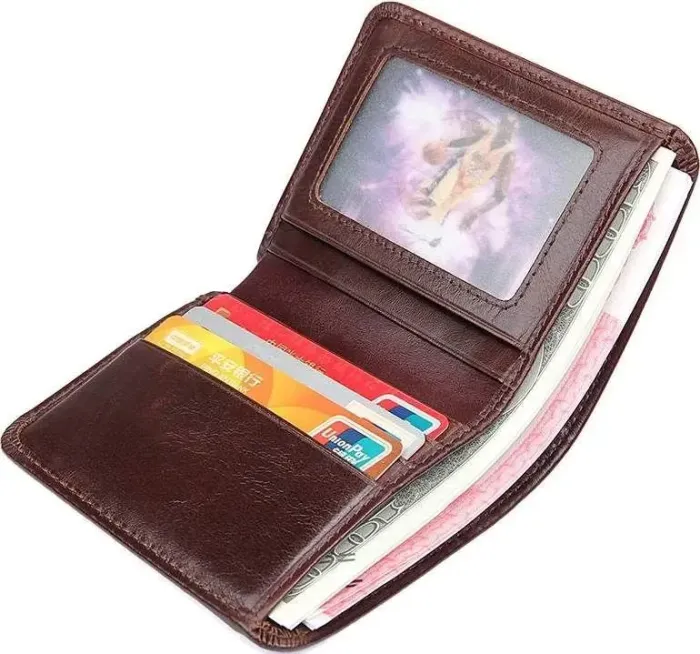 Гаманець чоловічий Vintage 14506 шкіряний Коричневий