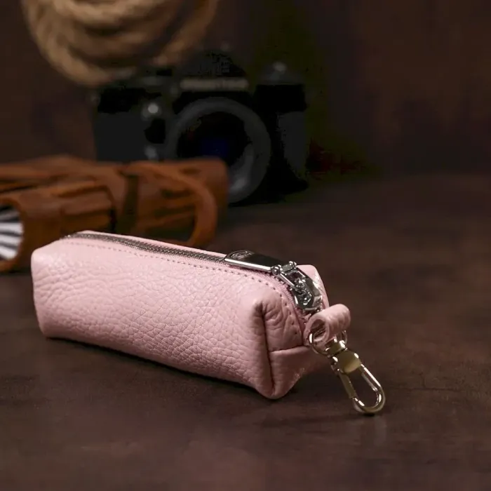 Стильна жіноча ключниця Shvigel 16538 Рожевий
