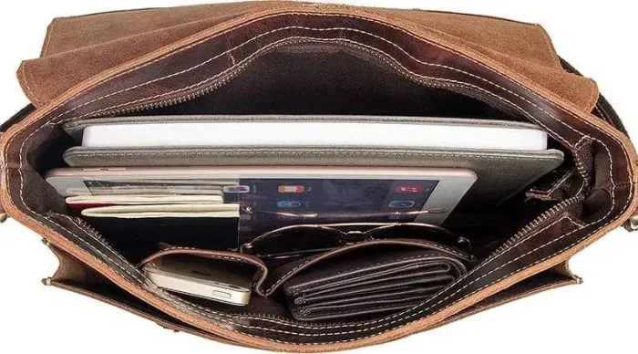 Сумка чоловіча Vintage 14524 Коричнева