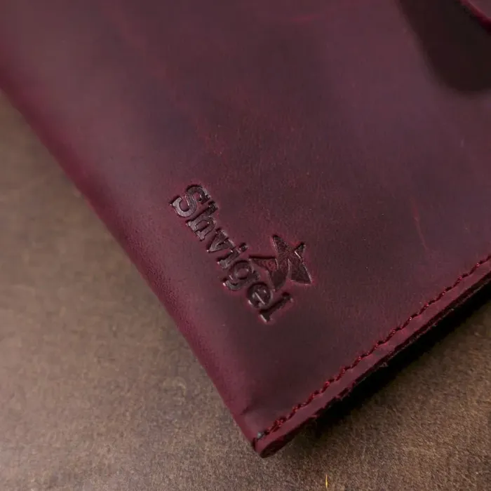 Урожай жіночий тревел-косметичка Shvigel 16429 Бордовий