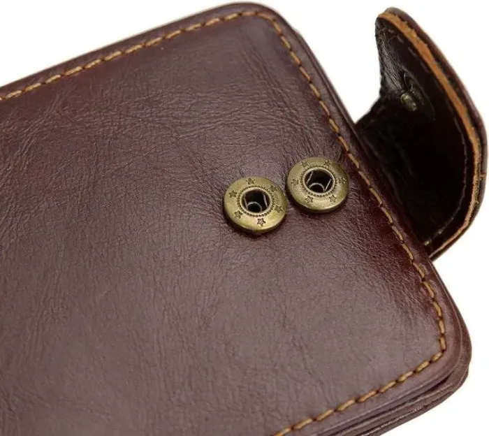 Кредитниця чоловіча Vintage 14509 шкіряна Коричнева