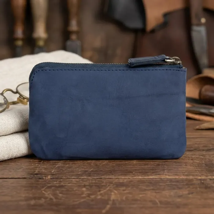 Ключниця Tony Perotti з натуральної шкіри Metropolis 359L navy (90016) Темно-синя