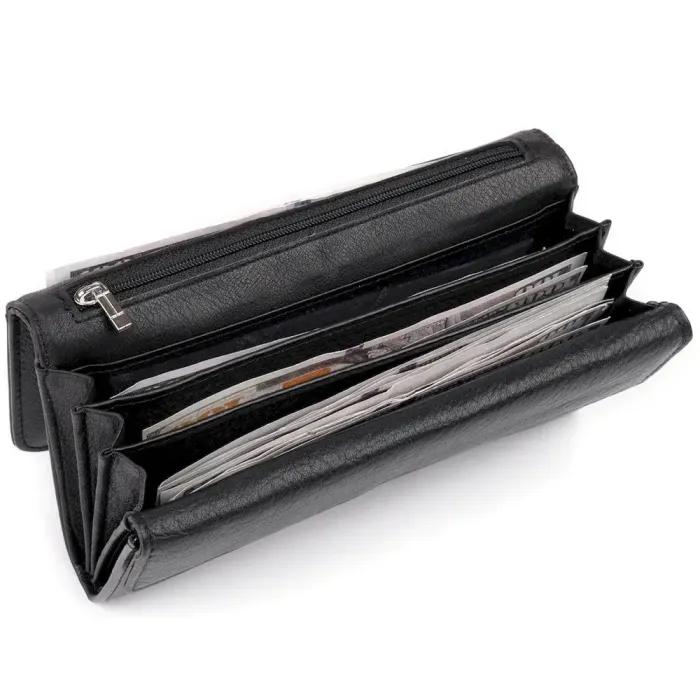 Гаманець шкіряний жіночий ST Leather 19284 Чорний