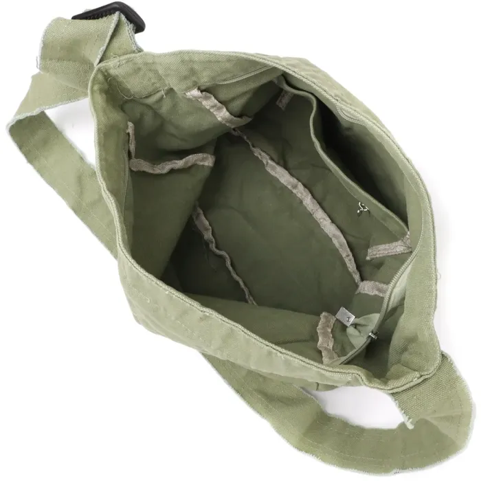 Сумка на плече з якісного текстилю Vintage 15131 Оливковий