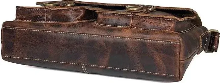 Сумка чоловіча Vintage 14524 Коричнева