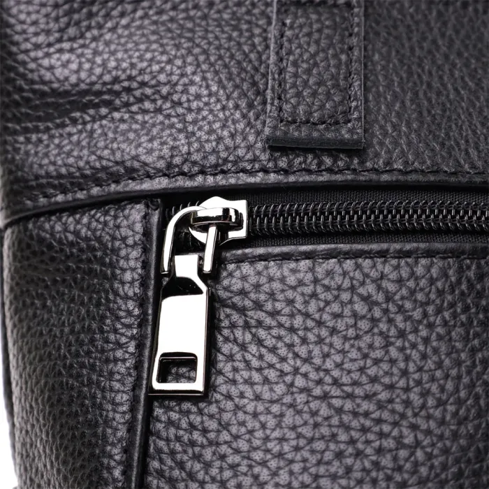 Унікальна сумка жіноча з натуральної шкіри Vintage 22993 Чорний